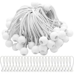 Lot de 75 Tendeur Elastique Cordons Élastiques avec Boules Sandow Elastique Boules Elastiques pour