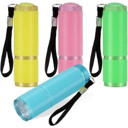 Mini Lampe de Poche,4 Pcs lampe torche led avec ,Petite lampe de poche étanche avec lanyard,Mini