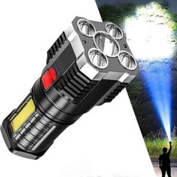 Lampe Torche led Ultra Puissante, Torche Lampe de Poche led, 10000 Lumens Lampe de Poche
