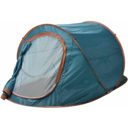 Spetebo - Tente pliante pour 2 personnes - 220 x 120 x 95 cm - pop up tent - Couleur : bleu