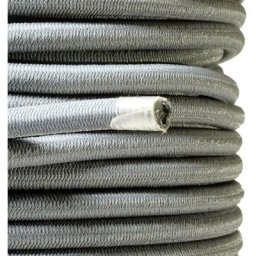 Sandow élastique gris professionnel 9mm (Rouleau de 20 mètres) - Anti-UV - Très résistant