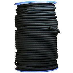 Sandow élastique Noir 20 mètres 9SW - Qualité pro - Tendeur pour bâche de diamètre 9 mm - Made in