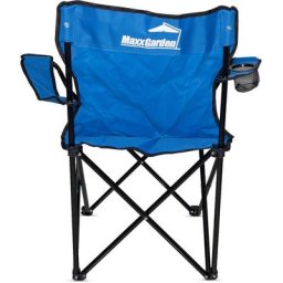 Maxxgarden - Chaise de camping pliante - jusqu'à 100 kg - chaise de pêche - Bleu