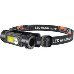 Phare, rechargeable par usb, lampe à led, phare ultra lumineux, lampe de poche, 5 led, 4 modes,