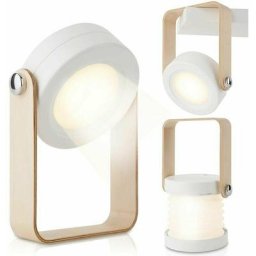Lanterne led Rechargeable, 2000 mAh Dimmable Lampe Portable Multifonctionnelle pour Chambre, Salon,