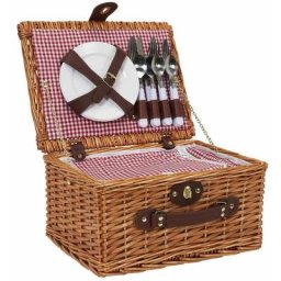 Panier de pique nique 4 personnes - Marron