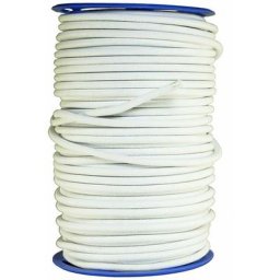 Tecplast - Sandow élastique Blanc 80 mètres 9SW - Qualité pro - Tendeur pour bâche de diamètre 9 mm