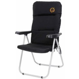 O'camp - Fauteuil de camping confort pliable Multipositions - Dimensions : 70 x 62 x 105 cm