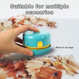 Aspirateur de table Aspirateur de poussière Balayeuse de poussière, 3,2 d x 2,4 h Mini aspirateur à