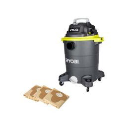 Ryobi - Pack Aspirateur eau et poussière RVC-1430PPT-G - 1400W - 30L - 3 sacs à poussière - 20 l
