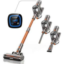 S11 Aspirateur Balai sans Fil,400W /33000Pa Aspirateur sans Fil Puissant avec Ecran Tactile,4 en 1
