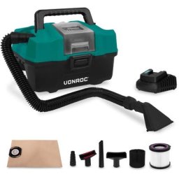 Aspirateur multi-usage portatif - 20V – Bac de 15L - Récupération de poussières - accessoires