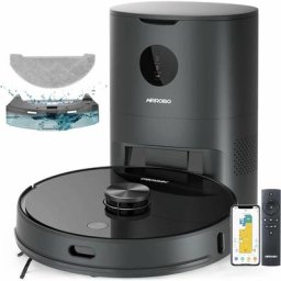 Airrobo - Aspirateur Robot Laveur T10+ avec Cadeau d'accessoires de Remplacement de Brosse