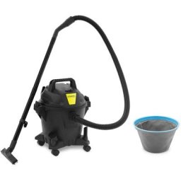 Aspirateur Sec Humide Industriel Eau Poussière Soufflerie Avec Accessoires 20L - Noir