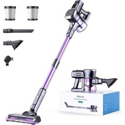 Aspirateur sans Fil Autoportant 25Kpa Aspirateur Balai sans Fil, 25V/50Min d'Autonomie Aspirateur