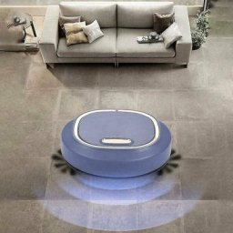BSR - Aspirateur robot 3 en 1 Aspirateur traîneau et vadrouille Super aspiration 1500pa Aspirateur