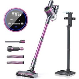 Aspirateur sans Fil Intelligent 27kPa130 000TR/Min, Aspirateur Balai sans Fil 25.9V/50Min Détection
