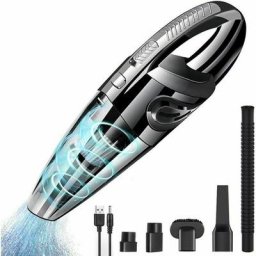 Aspirateur à Main sans Fil Puissant Portable 120W 2200mAh avec Fonction Huimide & Sèche Filtre hepa