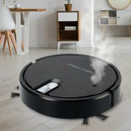 Moonstars - Aspirateur Robot Aspirateur sans fil 5 en 1 avec lumières d'ambiance à led Aspirateur
