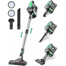 Aspirateur Balai sans Fil Vactidy Blitz V8, Aspirateur sans Fil Puissant 20Kpa avec 35 Min