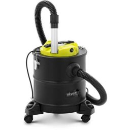 Aspirateur à Cendres Multifonction 20L 1200watts spcc Roulettes hepa Cheminée - Noir