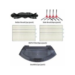Airrobo - Kit d'Accessoires de Remplacement pour P10 Aspirateur Robot