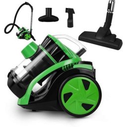 Aspirateur sans sac max. 900 watts Technologie multi-cyclonique Aspirateur traîneau avec
