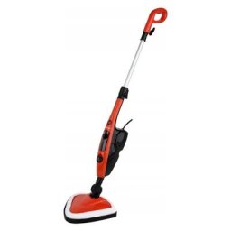 Lund - Nettoyeur vapeur 1500W avec 8 accessoires - 16 pièces - 2 en 1 - Rouge