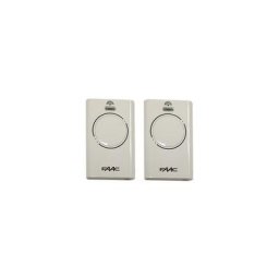Faac - Lot de 2 télécommandes xt2 868 slh lr blanc - 787009 (ne pas confondre avec xt2 433 slh)