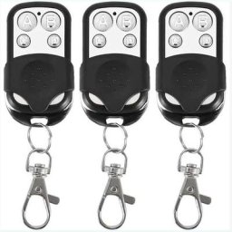 Lot de 3 télécommandes universelles pour Portail Automatique fréquence 433,92 MHz Code Fixe, 4