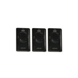 Lot de 3 télécommandes Faac xt4 868 slh lr noir - 7870101 (ne pas confondre avec xt4 433 slh)