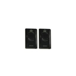 Lot de 2 télécommandes Faac xt4 868 slh lr noir - 7870101 (ne pas confondre avec xt4 433 slh)