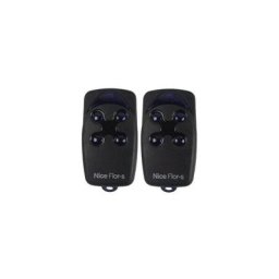 Nice - Lot de 2 télécommandes flo4r-s - émetteur à code tournant flors (ne pas confondre avec flo4)