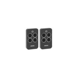 Faac - Lot de 2 télécommandes xt4 433 rc gris - 787456 - code tournant, 433.92 mhz
