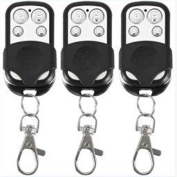 GP - Lot de 3 télécommandes universelles pour Portail Automatique fréquence 433,92 MHz Code Fixe, 4
