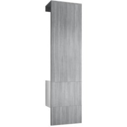 Garderobe Meubles d'entrée Carlton Set 5 Blanc - haute brillance & tons naturels - Panneau en