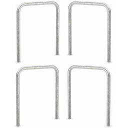 4x Arceau étrier de subdivision en u en acier zingué ø 5mm range cd dvd livres Division Etagère