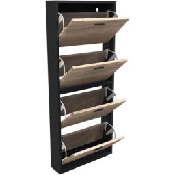Meuble de Rangement a Chaussure 24 Paires - Armoire Etagere Grande Capacité pour Entree, Couloir