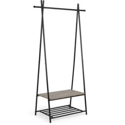 Vestiaire d'Entrée, Porte-Manteaux, PorteManteau au Style Vintage, 64x41x162 cm, Gris Meerveil Gris