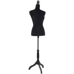 Vidaxl - Buste de couture Mannequin de Femme Noir Noir