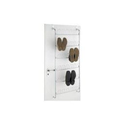 Support chaussures, porte chaussures mural à suspendre avec 6 compartiments pour 18 paires de
