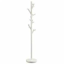 Porte-manteaux zeno portant à vêtements sur pied en forme d'arbre avec 6 crochets sur différentes