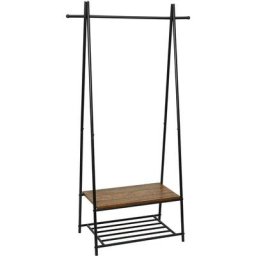 Vestiaire d'Entrée, Porte-Manteaux, PorteManteau au Style Vintage, 64x41x162 cm, Marron Meerveil