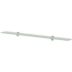 Tagère murale en verre 100 x 20 cm 8 mm Vidaxl Blanc