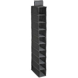 Rangement chaussures 10 cases gris - 5 five simply smart - Gris anthracite