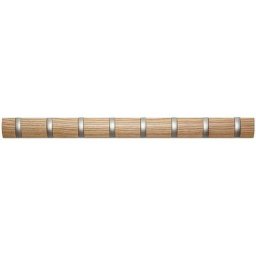 Porte manteaux Flip 8 crochets Naturel - Naturel
