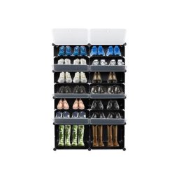 Penderie Etagère à Chaussures Modulable diy 14 Cube Meuble Rangement Modules en Plastique pour