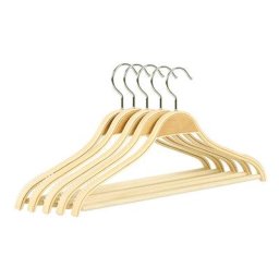 10pcs Cintre Bois. Cintres. Ceintres Adulte. 10 Pack Cintres Vêtements et Pantalons. Cintres pour