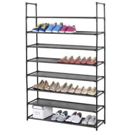 Armoire à chaussures mince 8 étagères Home Entrance 150x100x28 Black