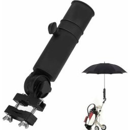 Porte-parapluie pour voiturette de golf Support universel pour voiturette de golf Noir
